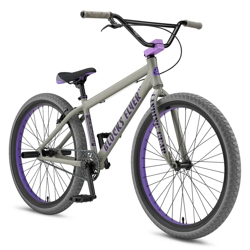 SE Blocks Flyer 26" Matt Grey & Purple