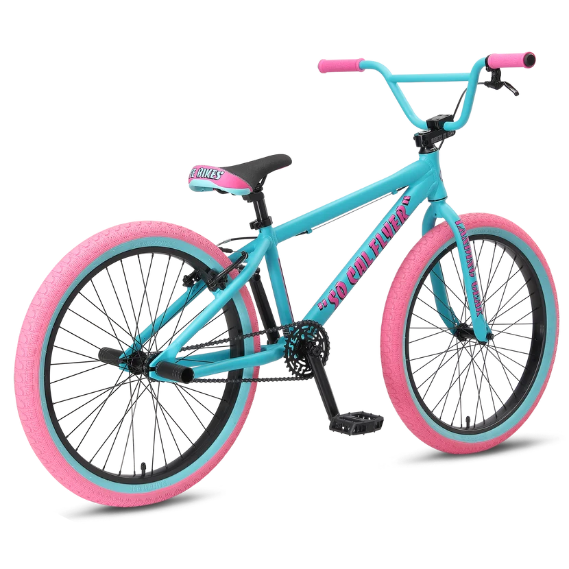 SE Bikes So Cal Flyer 24" Aqua Bubblegum