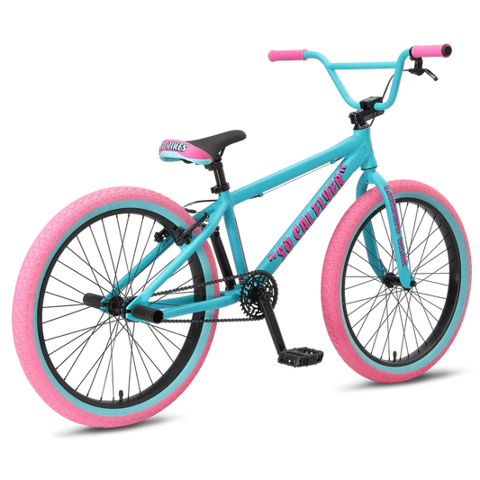 SE Bikes So Cal Flyer 24" Aqua Bubblegum