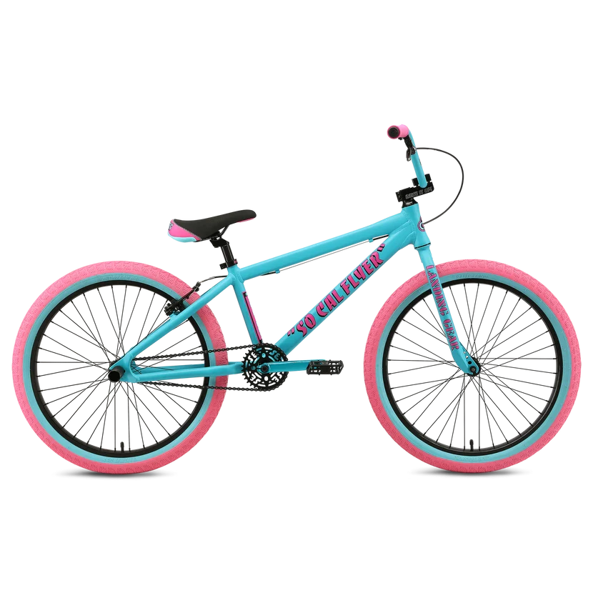 SE Bikes So Cal Flyer 24" Aqua Bubblegum